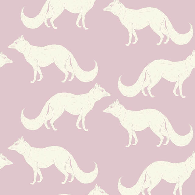 Foxy Linen Curtain Fabric - Mauve