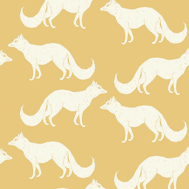 Foxy-Leinenstoffprobe – Ocker