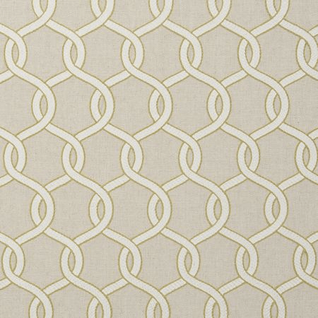 Gamma Embroidery Lime - Embroidered Curtain Fabric