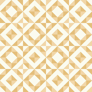 Geometry Cotton Curtain Fabric - Beige