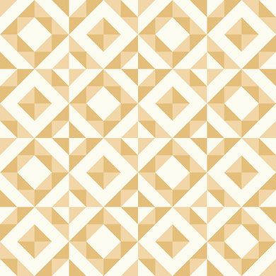 Geometry Cotton Curtain Fabric - Beige