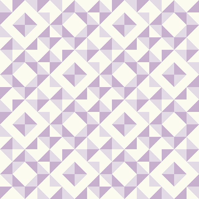 Geometry Cotton Curtain Fabric in Lilac color, perfect for modern interiors