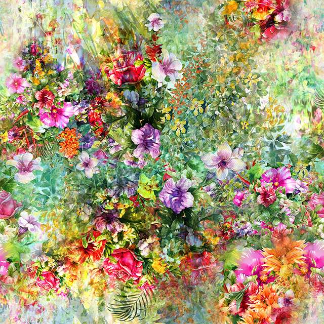 Heligan-Baumwollstoffprobe – Sommer
