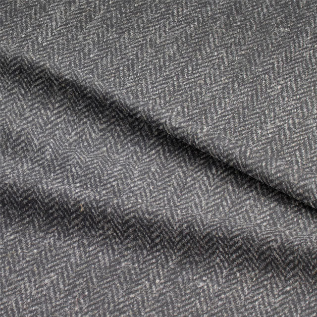 Hemsdale Tweed Wool Upholstery Fabric - Charcoal