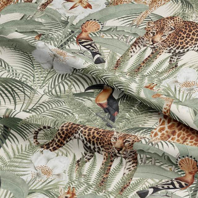Kenya Linen Curtain Fabric - Ivory