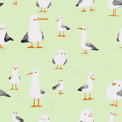 Échantillon de tissu en coton Mouette - Vert