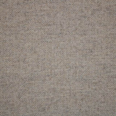 Lerwick Herringbone Wool Fabric Sample - Stone