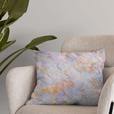 Marble Cotton Curtain Fabric - Alexandrite