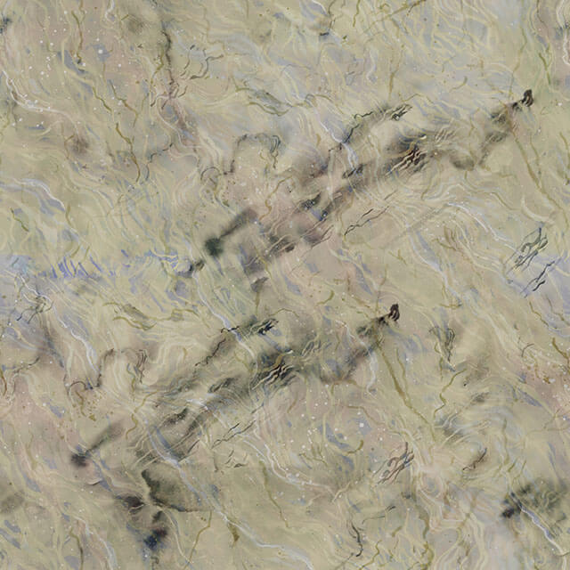 Marble Cotton Curtain Fabric in Bhrysoberyl color 