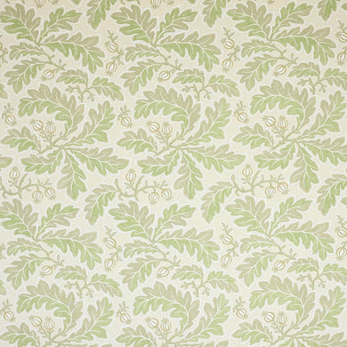 Colefax & Fowler Melbury F3824-07 3.2m Linen Roll End - Green