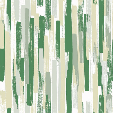 Modernism Cotton Fabric Sample - Green