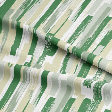 High-quality green Modernism Cotton Curtain Fabric draped over a window