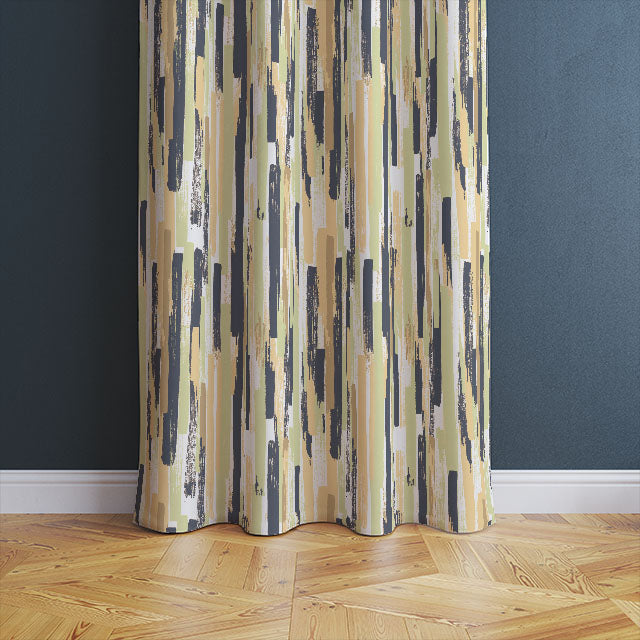 Elegant and Vibrant Pistachio Green Cotton Curtain Fabric for Modern Homes