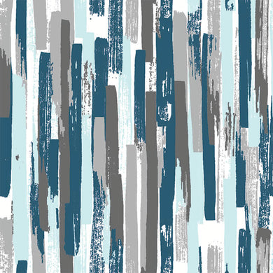 Modernism Cotton Fabric Sample - Storm