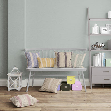 Montauk Stripe Cotton Curtain Fabric - Putty