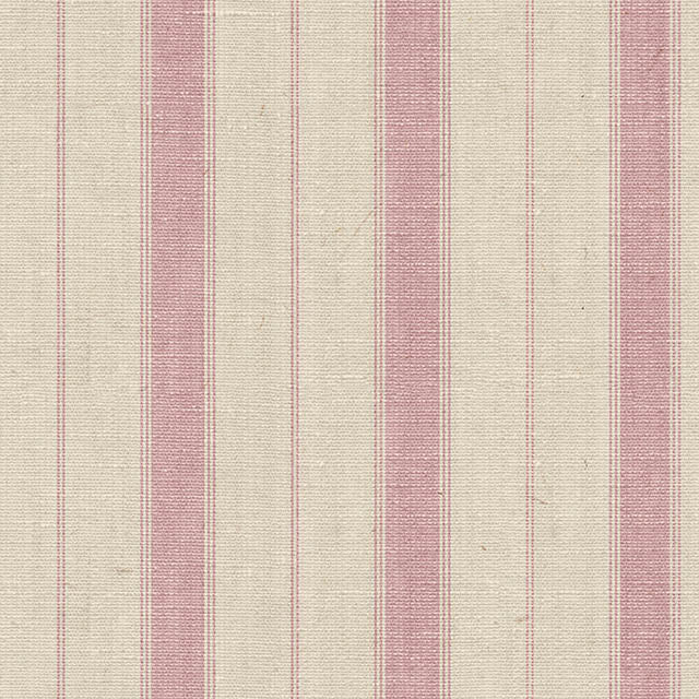 Montauk Stripe Cotton Curtain Fabric - Pink