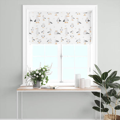 Mouette Cotton Curtain Fabric - Natural