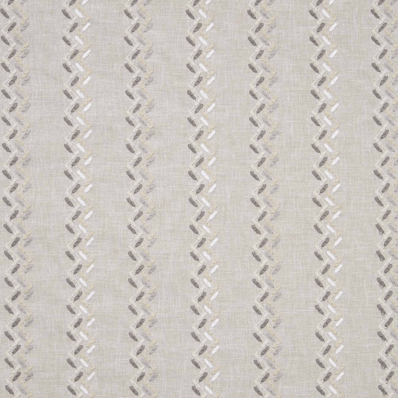 Norah Natural - Embroidered Curtain Fabric