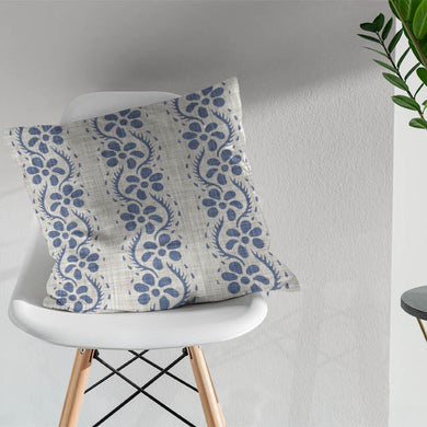 Neot Cotton Curtain Fabric - Blue