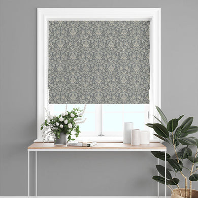High-quality Steel Grey Nouveau Cotton Curtain Fabric for stylish home decor