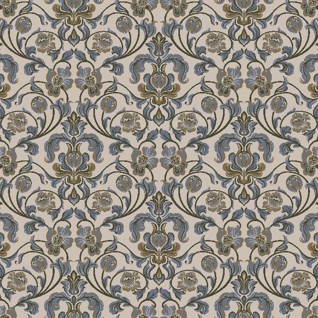 Close-up of luxurious Nouveau Cotton Curtain Fabric in Stone color, perfect for elegant home decor 