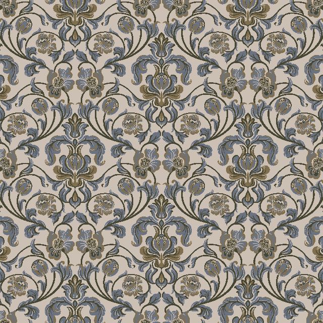 Close-up of luxurious Nouveau Cotton Curtain Fabric in Stone color, perfect for elegant home decor 