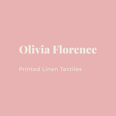 Cynara Flower Linen Curtain Fabric - Cerise