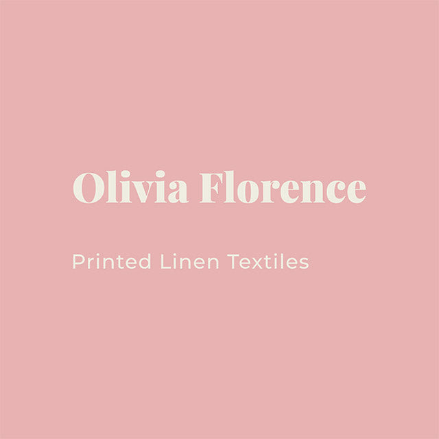 Cynara Flower Linen Curtain Fabric - Cerise