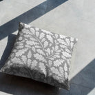 High-quality Pewter Oak Leaf Cotton Curtain Fabric, perfect for any window