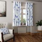 Luxurious and elegant peacock feather cotton fabric in rich ink color