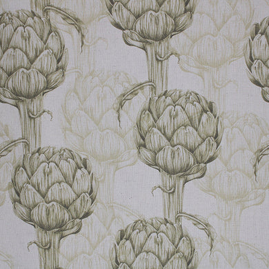 Échantillon de tissu en lin Protea - Cyprès