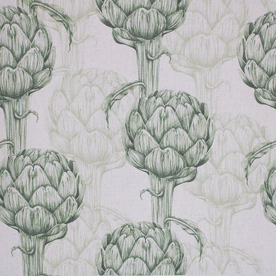 Échantillon de tissu en lin Protea - Vert