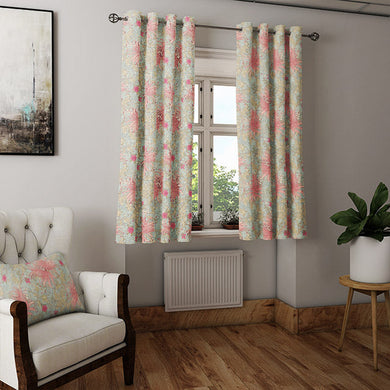 Reuben Linen Curtain Fabric - Chintz