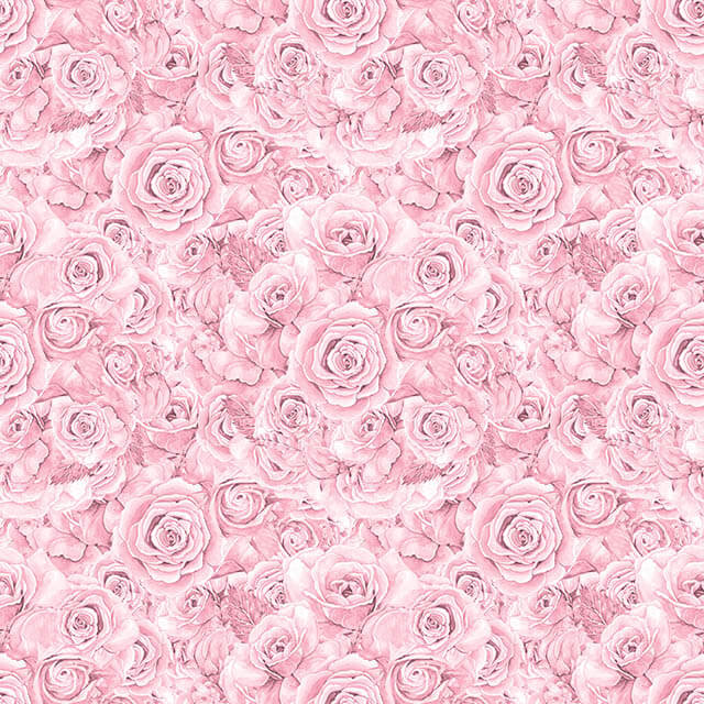 Roses Bouquet Cotton Curtain Fabric in Pink, perfect for adding a touch of elegance to any room decor