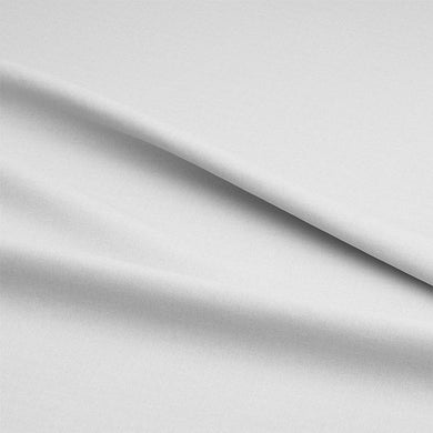 Cotton Satin Curtain Lining Fabric Sample - White