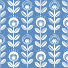 Scandi Cotton Curtain Fabric in Blue, perfect for modern interiors and airy spaces