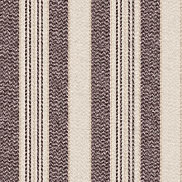 Staten Island Cotton Curtain Fabric - Chocolate in a luxurious dark brown shade with a smooth texture