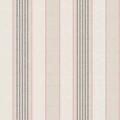 Staten Island Cotton Curtain Fabric - Pink