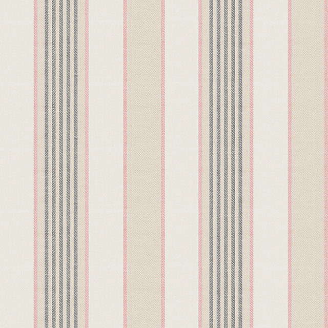 Staten Island Cotton Curtain Fabric - Pink