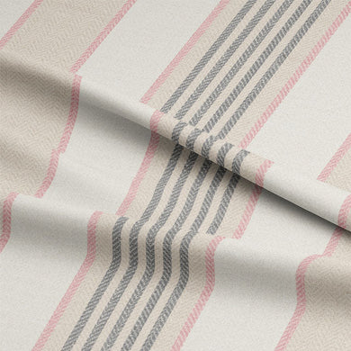 Luxurious and soft cotton curtain fabric in beautiful shade of pink, perfect for creating a cozy and inviting atmosphere