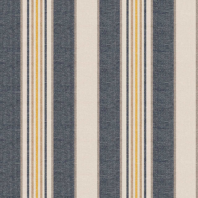 Staten Island Cotton Curtain Fabric - Charcoal