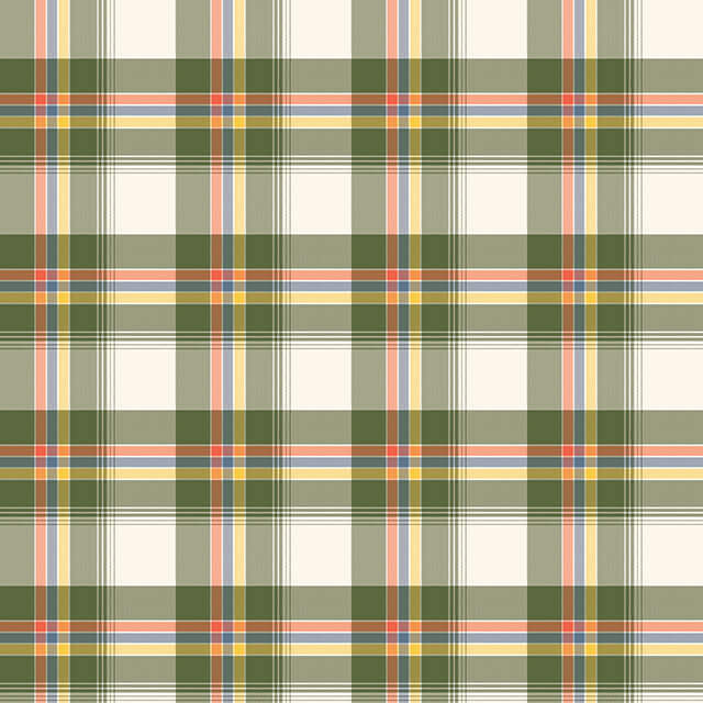 Stirling Cotton Curtain Fabric - Green