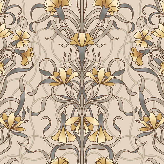 Vanessa Cotton Curtain Fabric in Chestnut color, perfect for home decor
