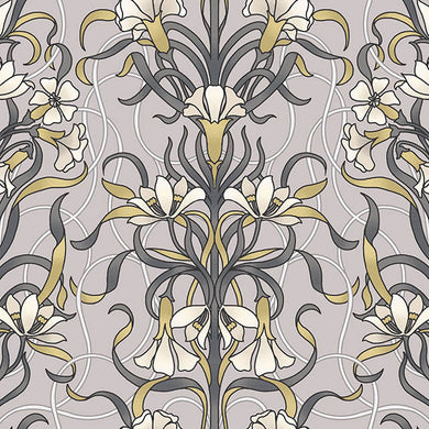 Vanessa Cotton Curtain Fabric in Grey with Textured Weave and Subtle Sheen 
