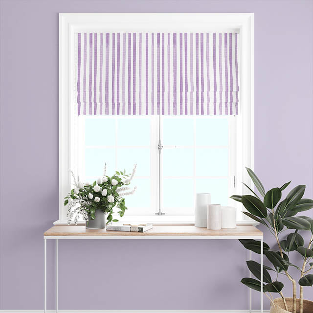 Beautiful and versatile curtain fabric in a soothing lilac hue