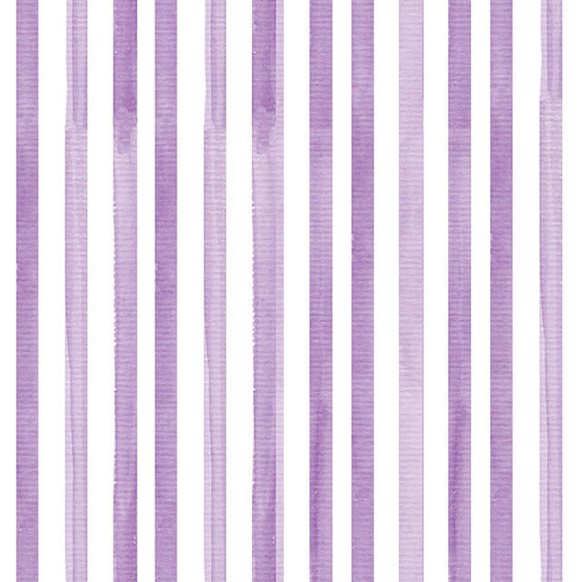 Watercolour stripe cotton curtain fabric in a lovely lilac shade