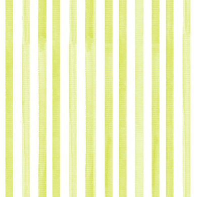 Muster eines Baumwollstoffs mit Aquarellstreifen – Limette
