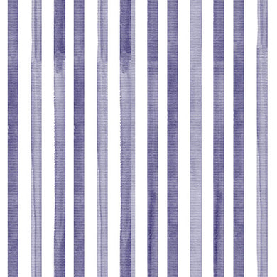 Muster eines Baumwollstoffs mit Aquarellstreifen – Marineblau