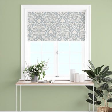 Westerham Arctic Blue Roman Blind Fabric