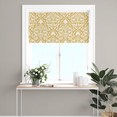 Westerham Yellow Roman Blind Fabric
